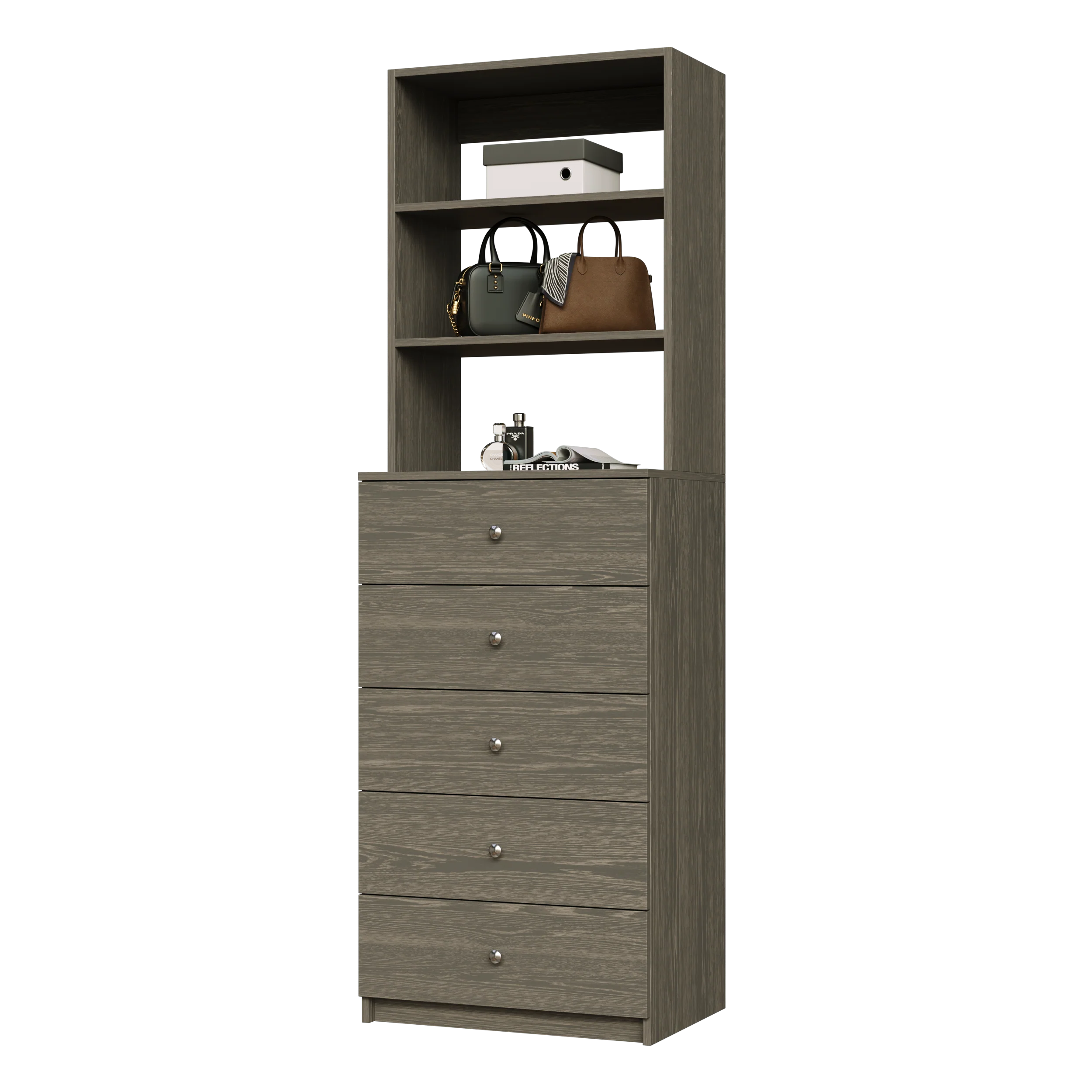 5 Drawer Hutch Tower - Image 13