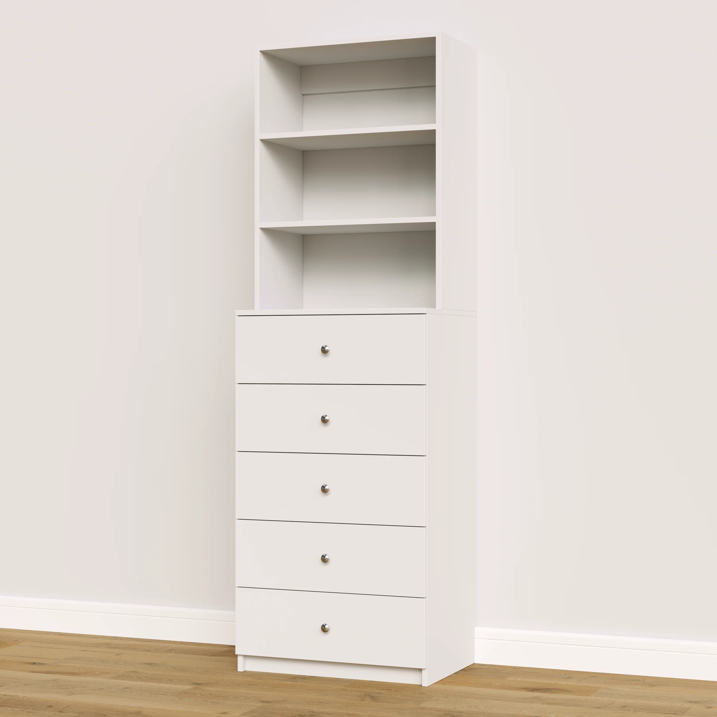 5 Drawer Hutch Tower - Image 4
