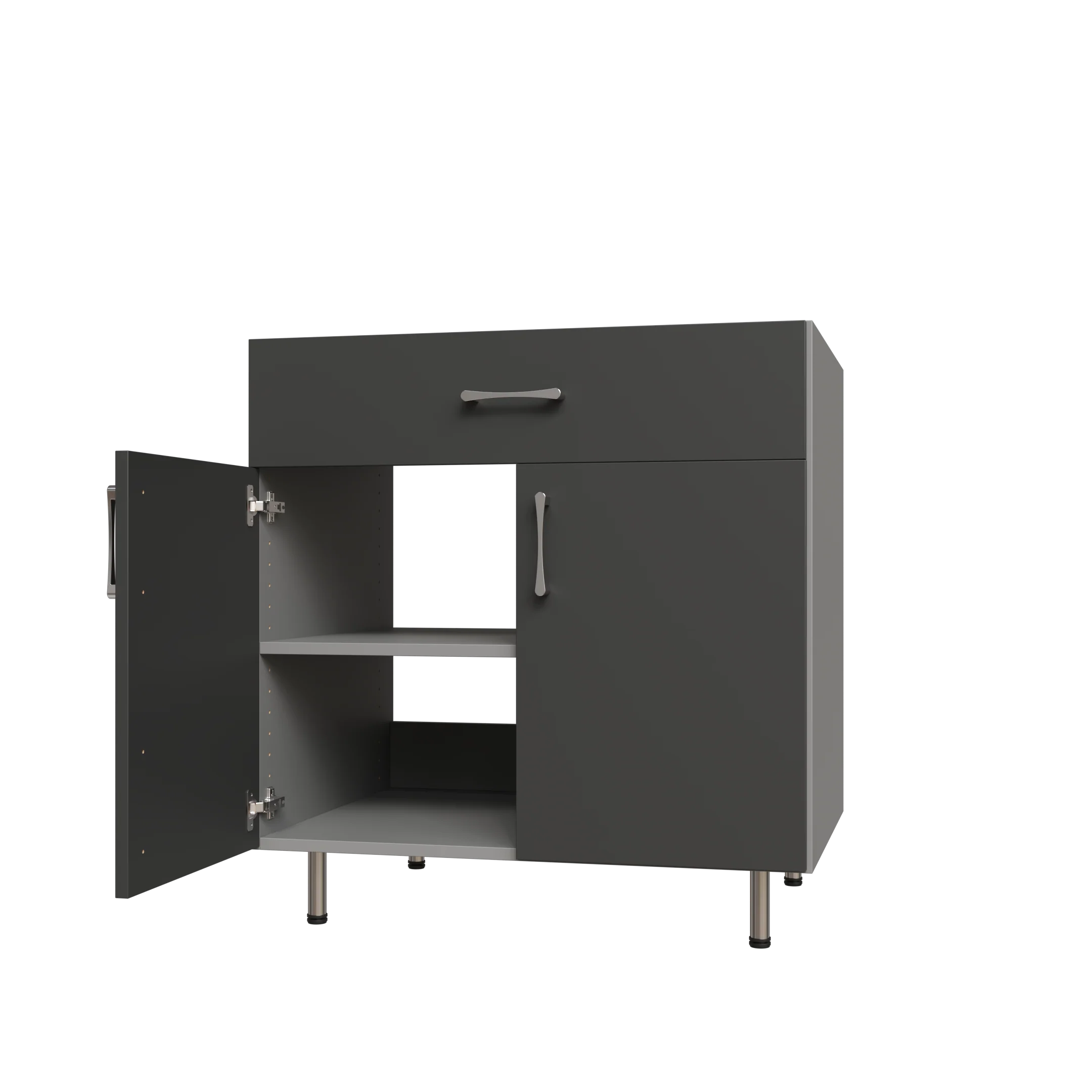 Lower Door, 1 Drawer Garage Base - Image 8