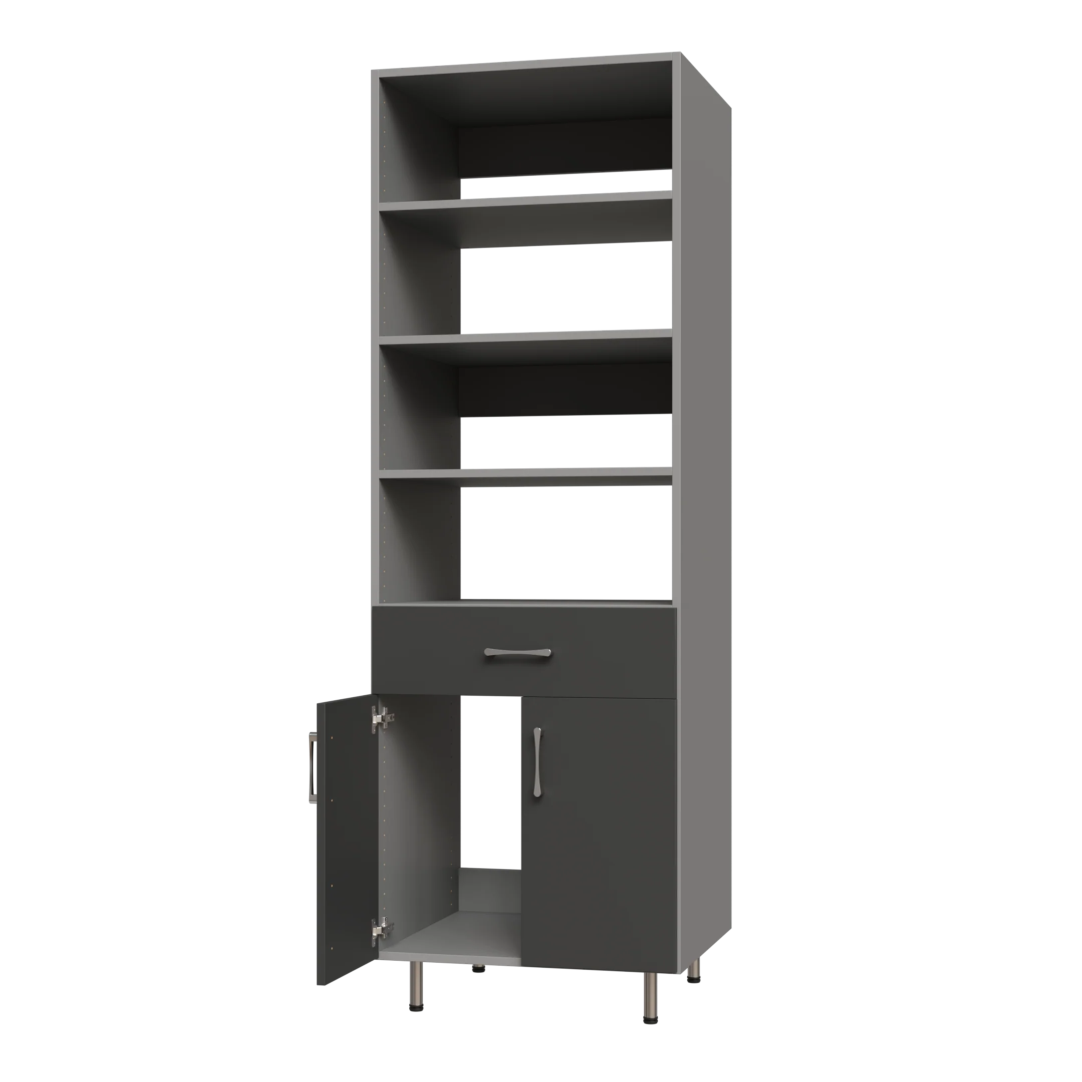 Lower Door, 1 Drawer Garage Tall Shelf Tower - Image 4
