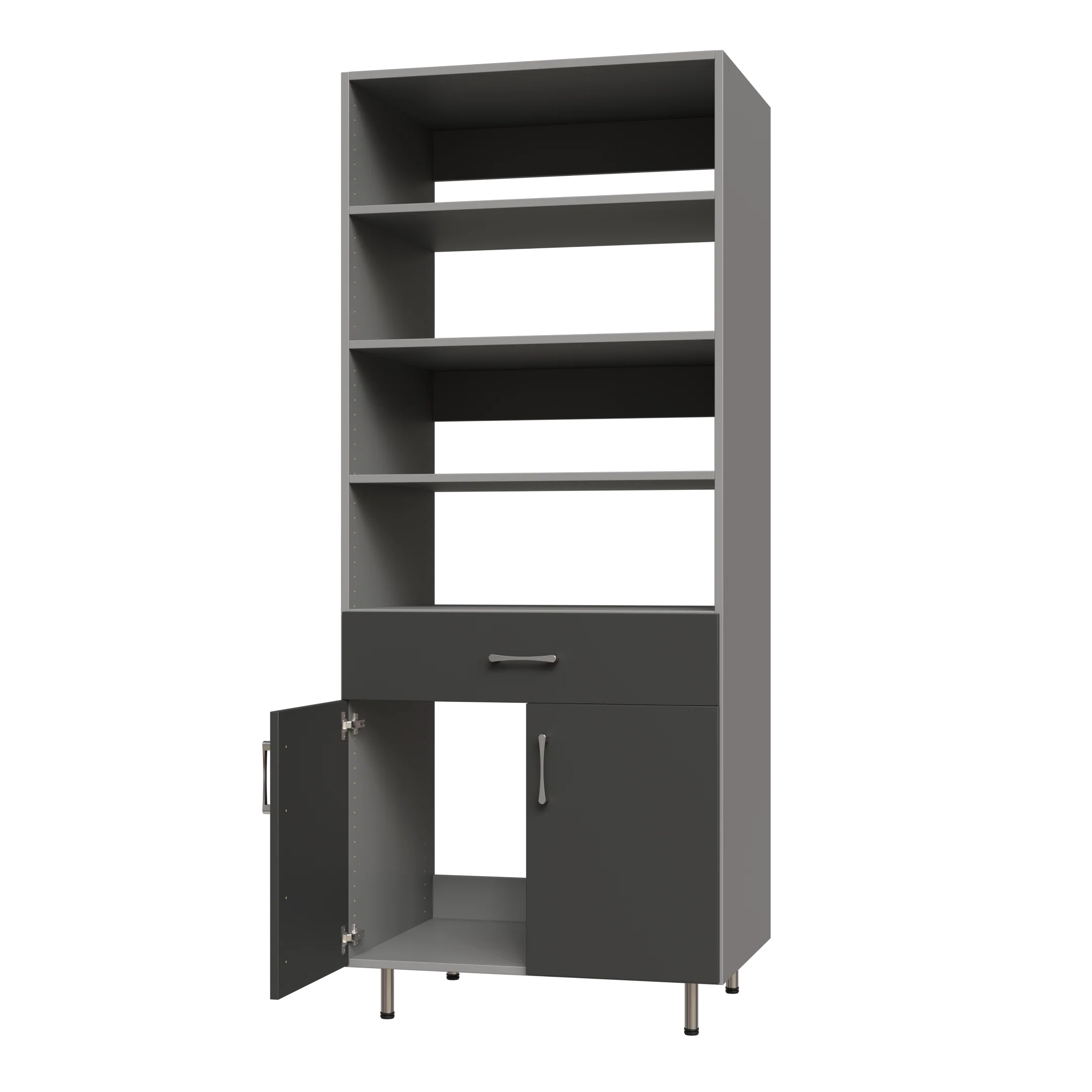 Lower Door, 1 Drawer Garage Tall Shelf Tower - Image 8