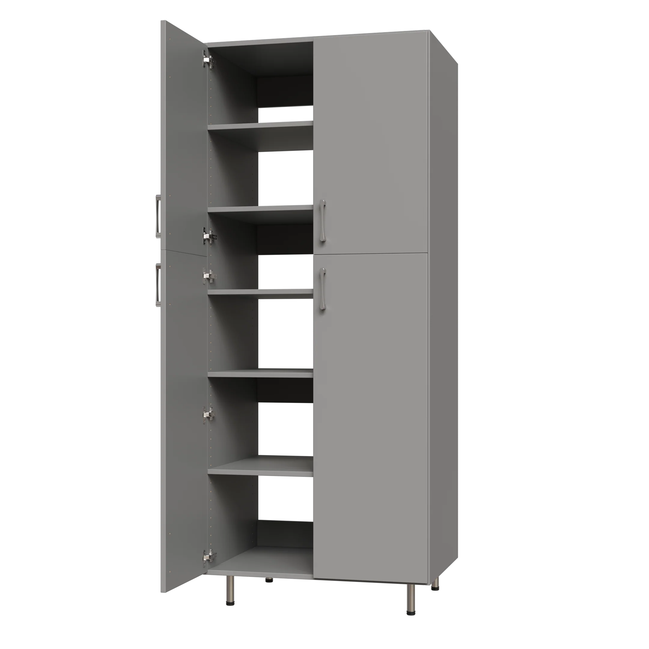 Split Door Garage Tall Shelf Tower - Image 6