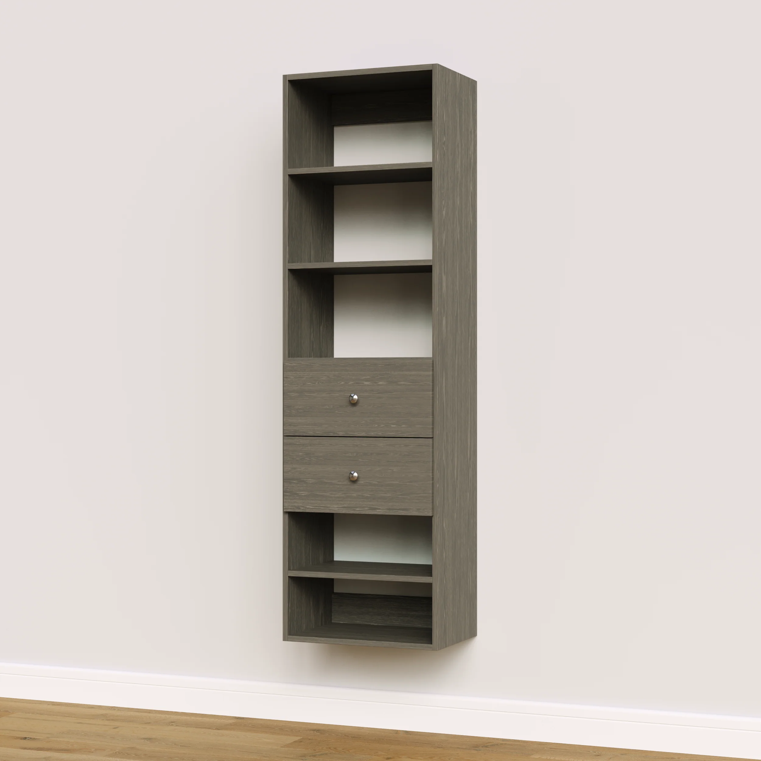 Vista 2 Drawer Shelf Tower - Image 12