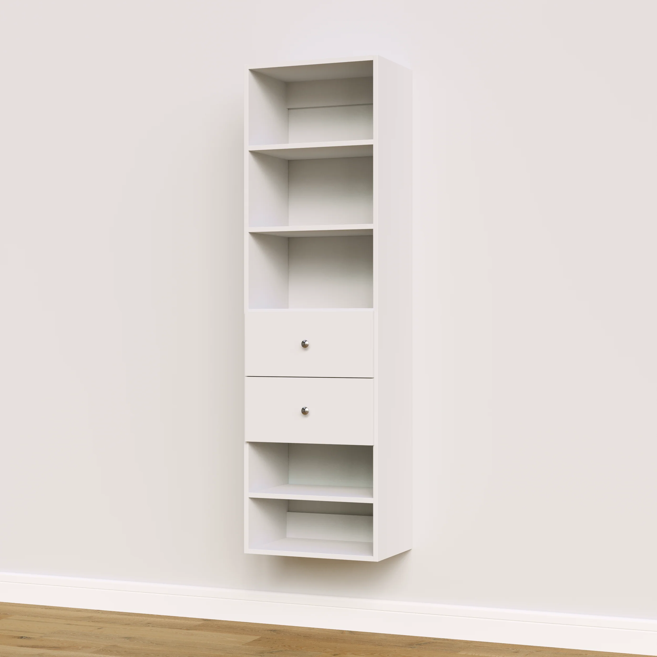 Vista 2 Drawer Shelf Tower - Image 4