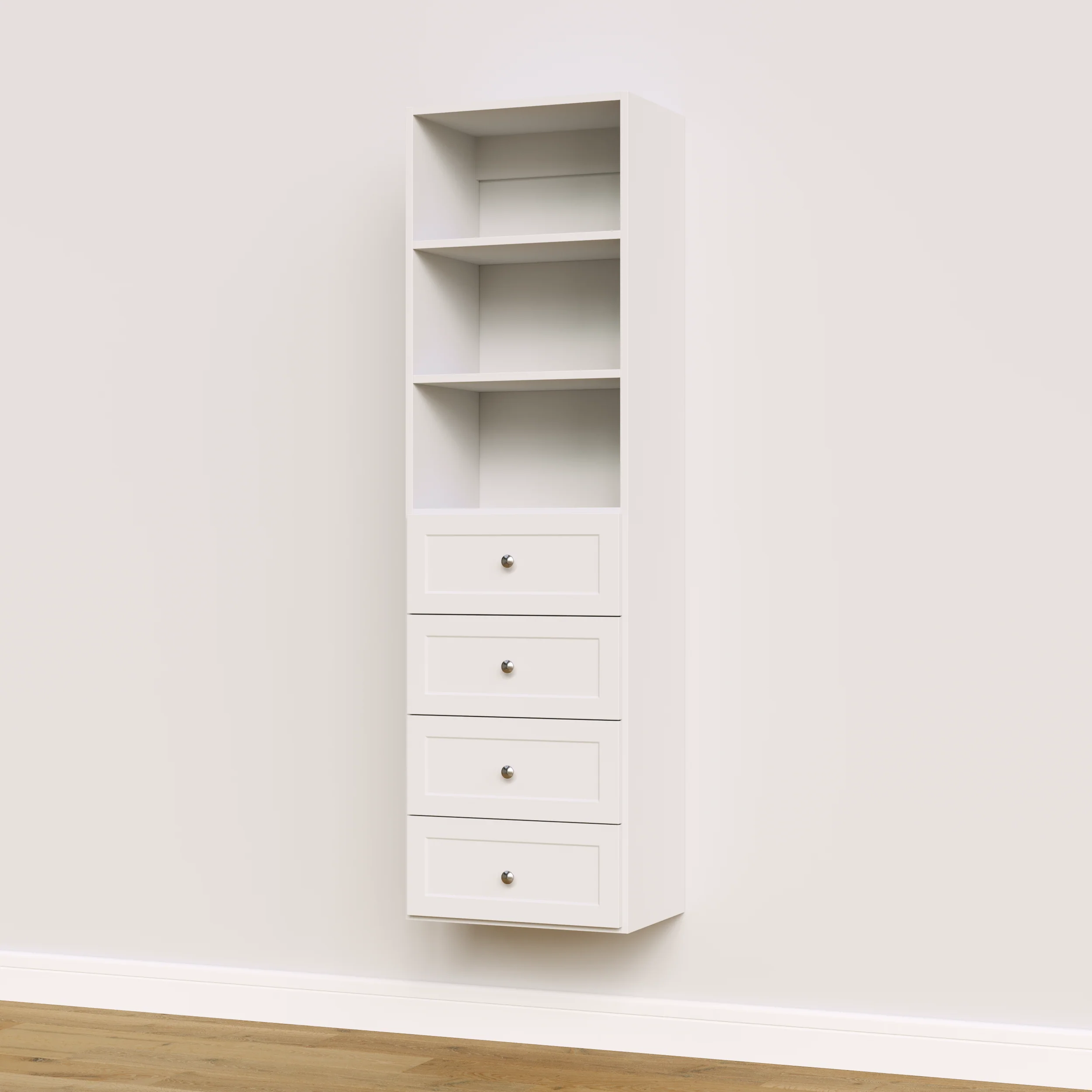 Vista 4 Drawer Shelf Tower - Image 8